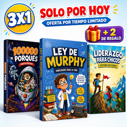 3X1 VERSION FÍSICA — Criá un hijo que sabe más, piensa mejor y se anima a liderar